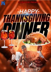thanksgivig posters A5 template