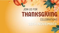 Thanksgiving, event,autumn Facebook Cover Video (16:9) template