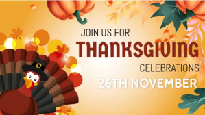 Laranja Thanksgiving Celebration Facebook-covervideo Template