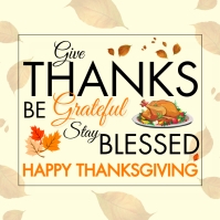 Geel Thanksgiving Celebration Instagram Post Template