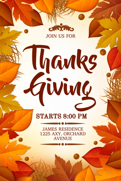 thanksgiving, happy thanksgiving Plakat template