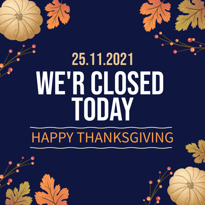 thanksgiving, thanksgiving sale Wpis na Instagrama template
