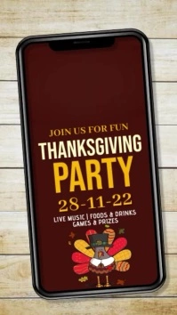 Thanksgiving,thanksgiving service Instagram Story template