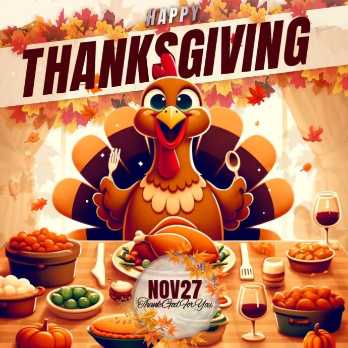 thanksgiving 2024 Instagram Post template