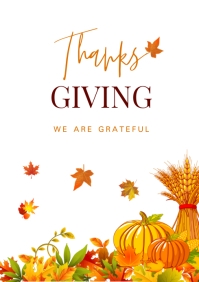 Thanksgiving A2 template