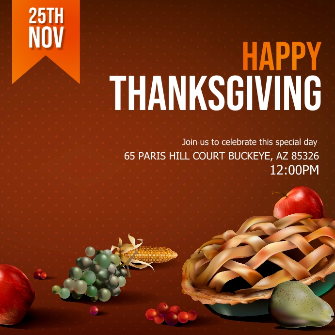 Thanksgiving Advertising Template PosterMyWall Thanksgiving Advertising Template PosterMyWall
