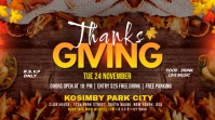Thanksgiving Advertising Digital Display (16:9) template