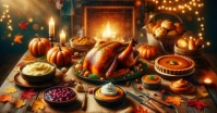 THANKSGIVING BACKGROUND IMAGE FREE DOWNLOAD ภาพที่แชร์บน Facebook template