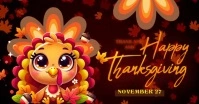 THANKSGIVING BANNER Gambar Bersama Facebook template