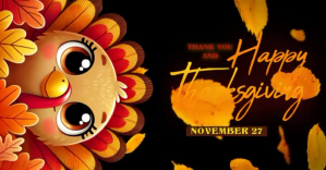 Sort Thanksgiving Celebration Gambar Bersama Facebook Template