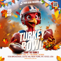 Thanksgiving Bawl Instagram Post Wpis na Instagrama template