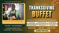 Castanho Thanksgiving Buffet Presentatie Template