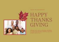 Thanksgiving Card Message Sayings Greeting Postkarte template