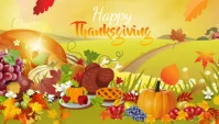 Thanksgiving celebration Blog Header template