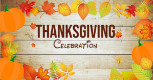 Brun Thanksgiving Celebration Facebook begivenhed cover Template