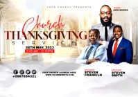 Thanksgiving church flyer A1 template