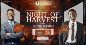 Brown Night of Harvest Event Immagine condivisa di Facebook Template