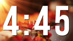 thanksgiving countdown Digitalt display (16:9) template