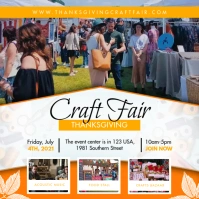 Thanksgiving Craft Fair Instagram Post template