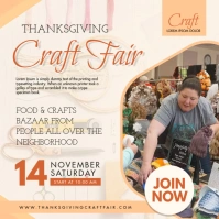 Thanksgiving Craft Fair Instagram Post template