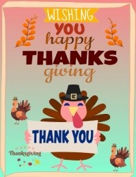Thanksgiving Day Flyer (US Letter) template