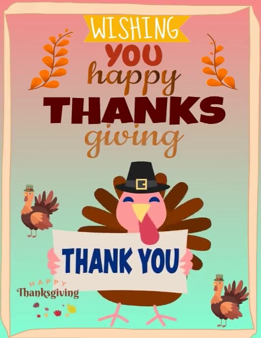 Thanksgiving Day Pamflet (VSA Brief) template