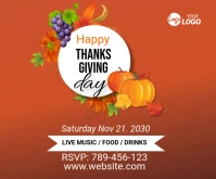 Thanksgiving Day Medium Rectangle template