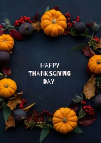 Thanksgiving Day Template A4