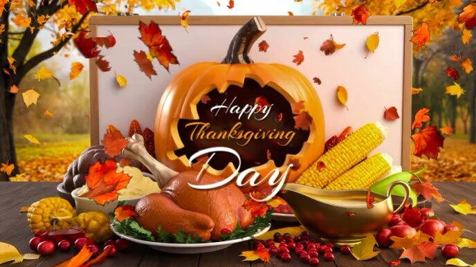 thanksgiving Digital Display (16:9) template