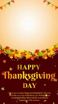 thanksgiving Instagram Story template