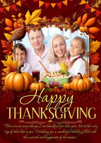 thanksgiving A3 template