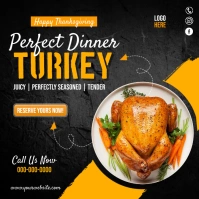 Thanksgiving Message Instagram template