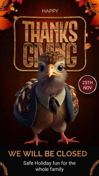 thanksgiving Instagram Story template