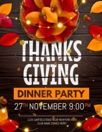 thanksgiving Flyer (US Letter) template