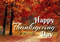 Thanksgiving A4 template