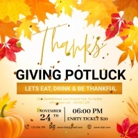 thanksgiving Instagram Post template