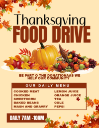 thanksgiving Flyer (US Letter) template