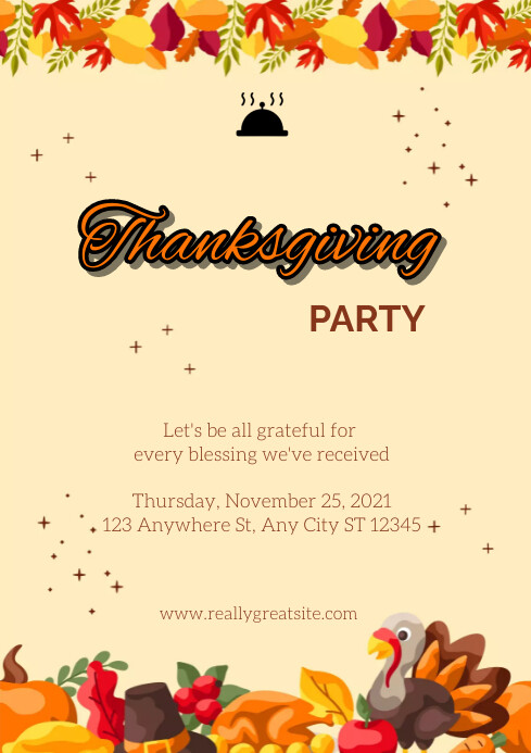 Thanksgiving Template PosterMyWall
