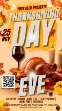 Thanksgiving Instagram Story template