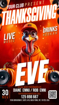 Thanksgiving Digital Display (9:16) template