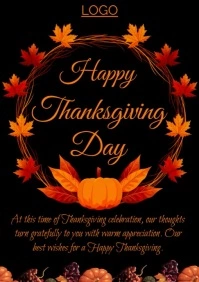 thanksgiving A1 template