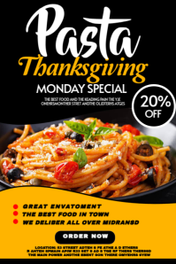 thanksgiving Poster template
