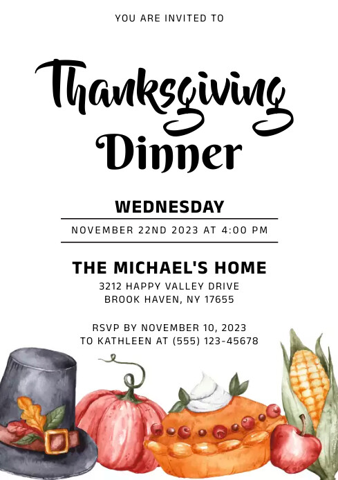 thanksgiving Template | PosterMyWall