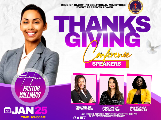 Thanksgiving Template PosterMyWall Thanksgiving Template PosterMyWall