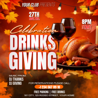 Thanksgiving 方形(1:1) template