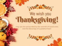 Thanksgiving Yard Sign template