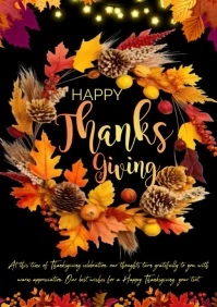 thanksgiving A1 template