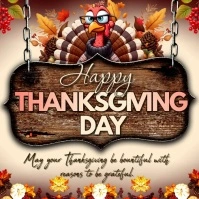thanksgiving Quadrat (1:1) template