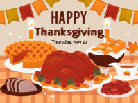 THANKSGIVING Yard Sign template