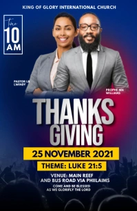 THANKSGIVING Half Page Wide template